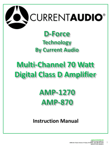 Multi-Channel Amplifier