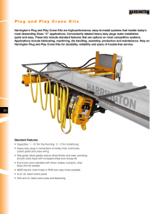 Plug and Play Crane Kits