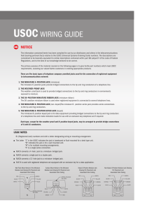 Suttle USOC Guide - Suttle Solutions