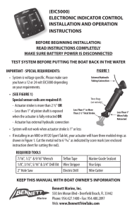 (eic5000) electronic indicator control installation and operation