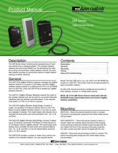 Instructions - TCS Basys Controls