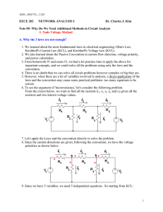 Node Voltage Method