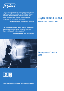 Jaytec are the only supplier that manufactures the