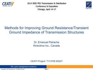 Methods for Improving Ground Resistance/Transient Ground