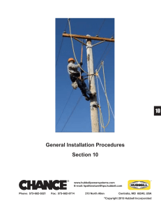 General Installation Procedures Section 10 10