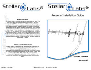 Antenna Installation Guide