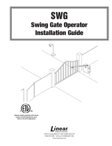 Installation Manual - Home