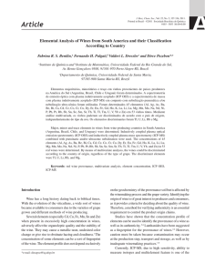 Article - Sociedade Brasileira de Química