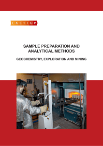 sample preparation and analytical methods