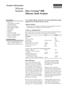 Dow Corning® 888 Silicone Joint Sealant