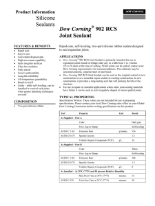 Dow Corning® 902 RCS Joint Sealant