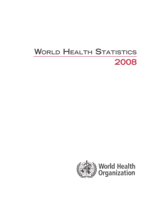 wORLD hEALTH sTATISTICS - World Health Organization