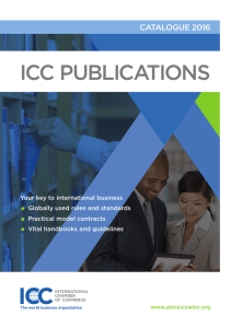 ICC Publications Catalogue 2016 - ICC Store