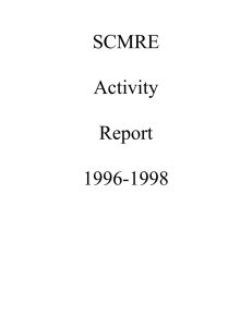 Activity Report FY 1996-1998