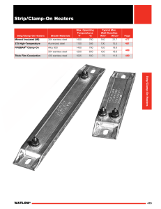 Strip / Clamp-on Heaters