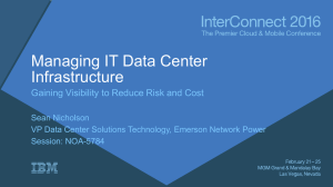 Managing IT Data Center Infrastructure