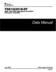 IEEE 1394-1995 High-Speed Serial-Bus Link