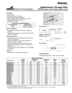 OC-2534 MCRW spec sheet