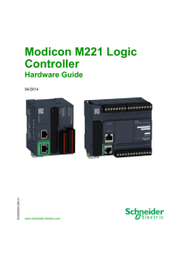 Modicon M221 Logic Controller - Hardware Guide