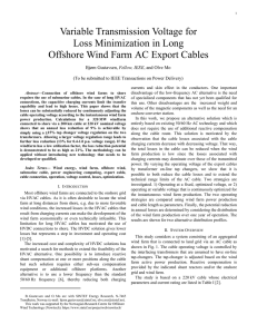 Variable Transmission Voltage for Loss Minimization in