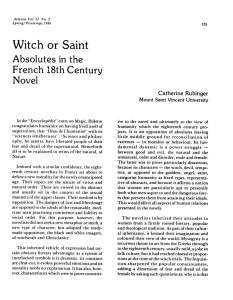 Witch or Saint - Journals @ The Mount