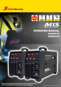 MIG175 190 Manual - Uni-Mig