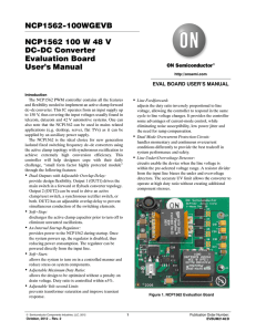 NCP1562-100WGEVB Manual