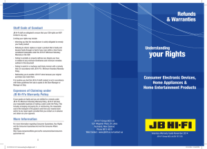 your Rights - JB Hi-Fi