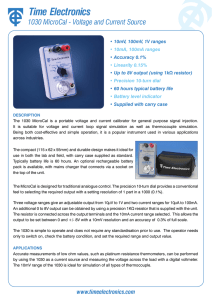 Time Electronics - Electrocomponents