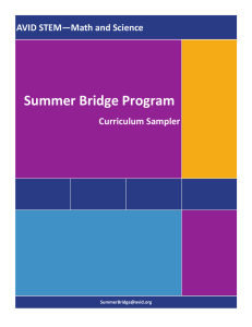 Curriculum Sampler