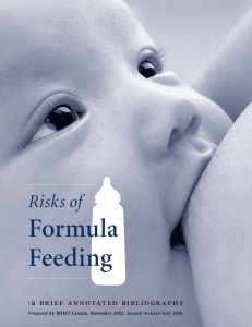 Risks of Formula Feeding