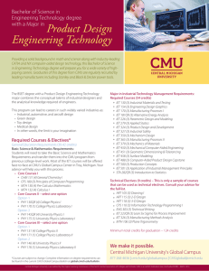 Engineering Technology - Central Michigan University