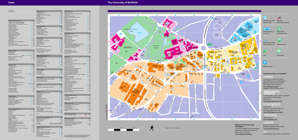 Campus Map University Of Sheffield Campus Map University Of Sheffield
