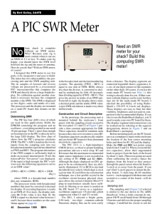 A PIC SWR Meter