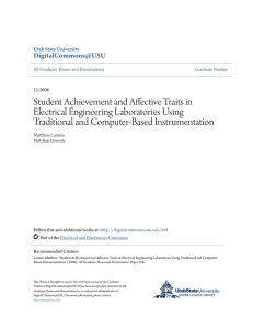 Student Achievement and Affective Traits in Electrical Engineering