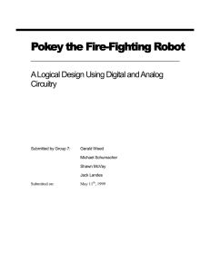 Pokey the Fire-Fighting Robot - Electrical Engineering @ NMT