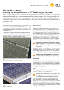REC Quick Guide to cleaning solar modules pdf.