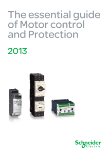The essential guide of Motor control and Protection