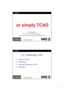 or simply TCAD