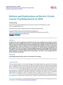 Reform and Exploration on Electric Circuit Course Teaching Based