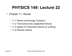 Lecture 22 - Physics