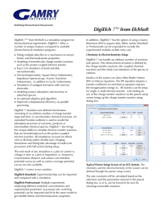 DigiElch7 Brochure - Gamry Instruments