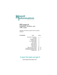 REsearch - Hawaii Information Service