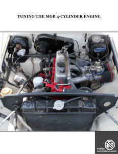 TUNING THE MGB 4-CYLINDER ENGINE