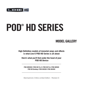 pod® hd series