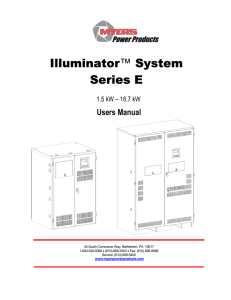 Illumator E Users Manual