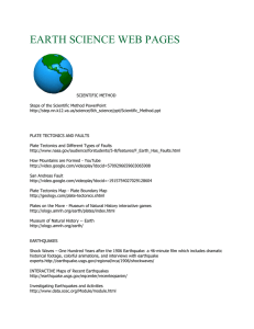 EARTH SCIENCE WEB PAGES