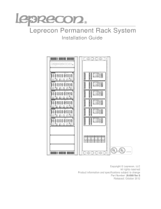 Leprecon Permanent Rack System