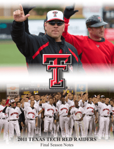 2011 TEXAS TECH RED RAIDERS