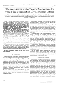 Efficiency Assessment of Support Mechanisms for